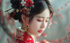中国风美女,穿越千年的古典韵味与时尚交融